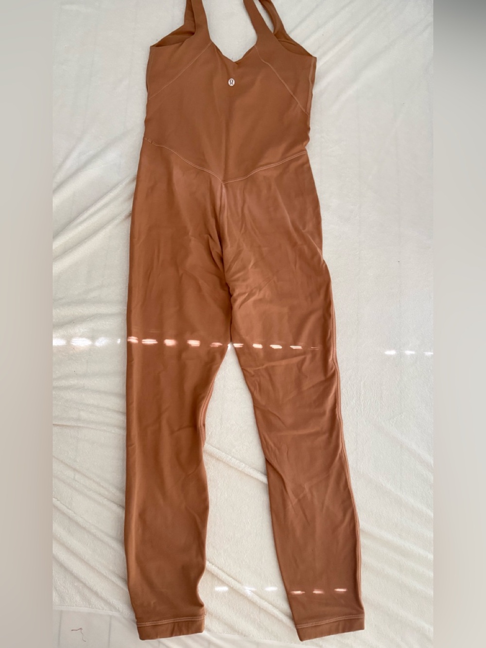 Lululemon Women's Rust Brown Jumpsuit -midi length